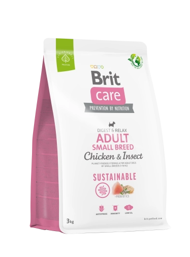 Brit Care Dog Sustainable Adult Small Chicken&Insect 3kg