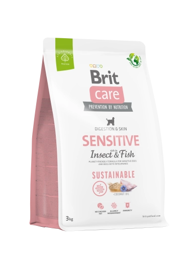 Brit Care Dog Sustainable Sensitive Insect&Fish 3kg