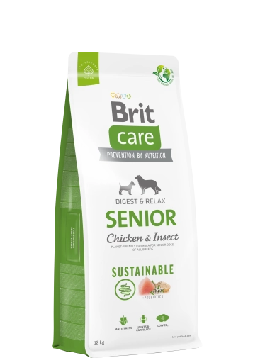 Brit Care Dog Sustainable Senior Chicken&Insect 12kg