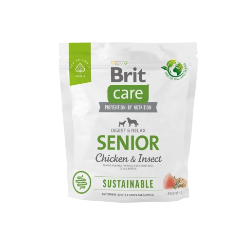 Brit Care Dog Sustainable Senior Chicken&Insect 1kg