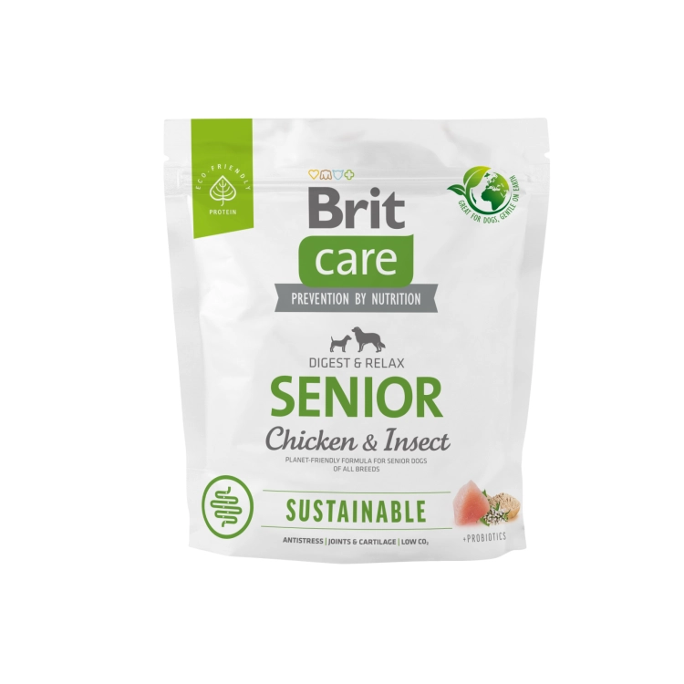Brit Care Dog Sustainable Senior Chicken&Insect 1kg