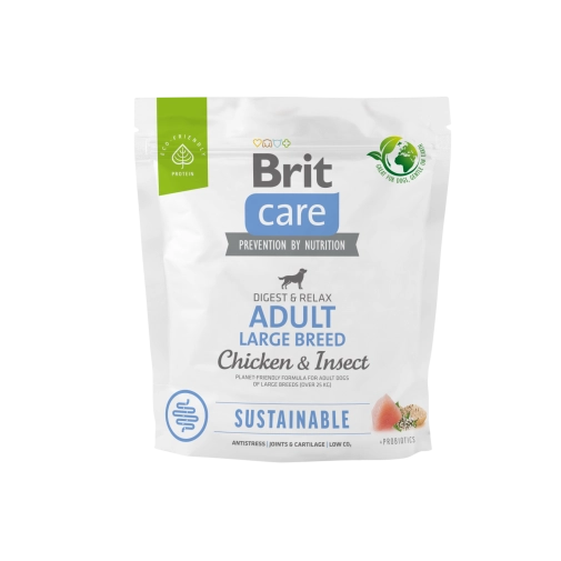 Brit Care Dog Sustainable Adult Large Chicken&Insect 1kg