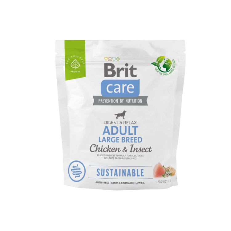 Brit Care Dog Sustainable Adult Large Chicken&Insect 1kg