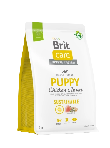 Brit Care Dog Sustainable Puppy Chicken&Insect 3kg