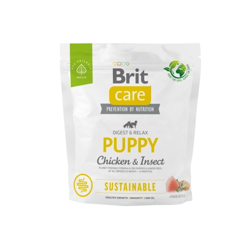Brit Care Dog Sustainable Puppy Chicken&Insect 1kg