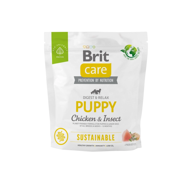 Brit Care Dog Sustainable Puppy Chicken&Insect 1kg