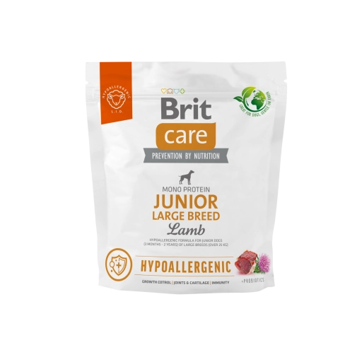 Brit Care Dog Hypoallergenic Junior Large Lamb 1kg