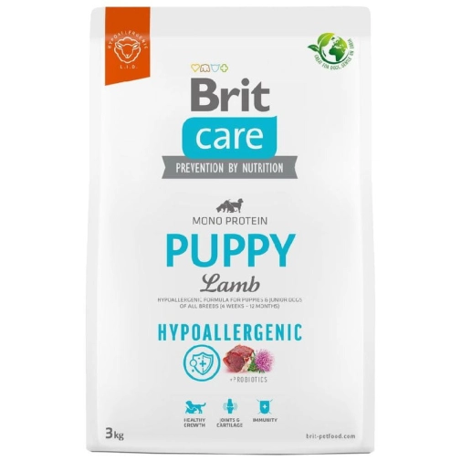 Brit Care Dog Hypoallergenic Puppy Lamb 3kg