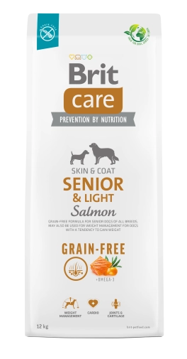 Brit Care Dog Grain Free Senior Light Salmon 12kg
