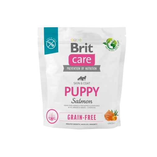 Brit Care Dog Grain Free Puppy Salmon 1kg