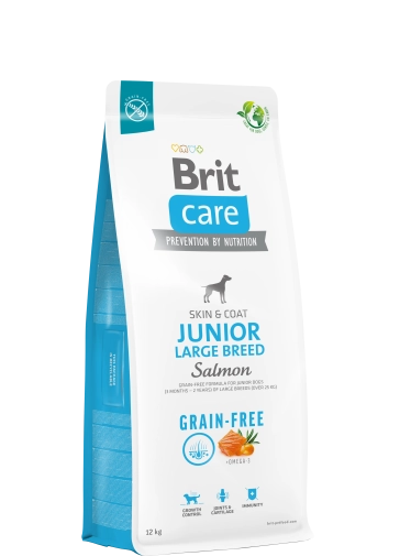 Brit Care Dog Grain Free Junior Large Salmon 12kg