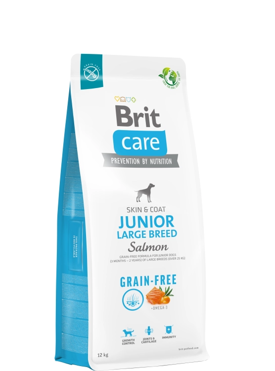 Brit Care Dog Grain Free Junior Large Salmon 12kg