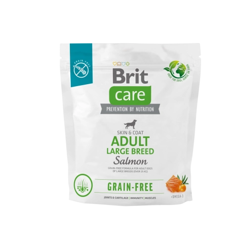 Brit Care Dog Grain Free Adult Large Salmon 1kg
