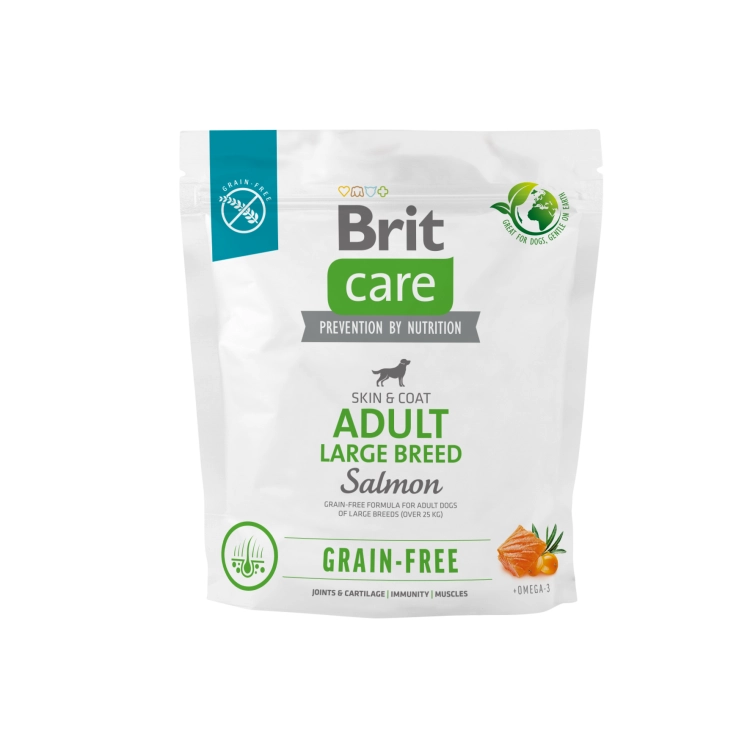 Brit Care Dog Grain Free Adult Large Salmon 1kg