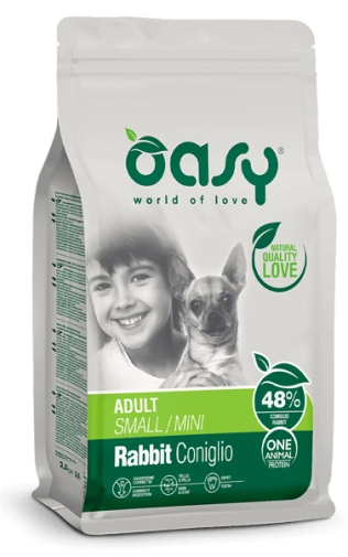 Oasy One Protein Mini Królik 800g