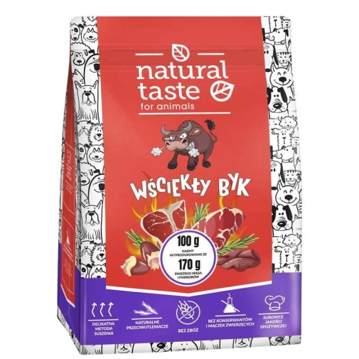 Natural Taste Dla Psa Suszona Karma Z Wołowiny 1kg