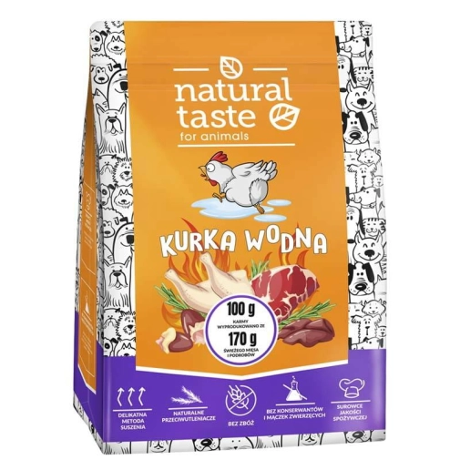 Natural Taste Dla Psa Suszona Karma Z Kurczaka 1kg