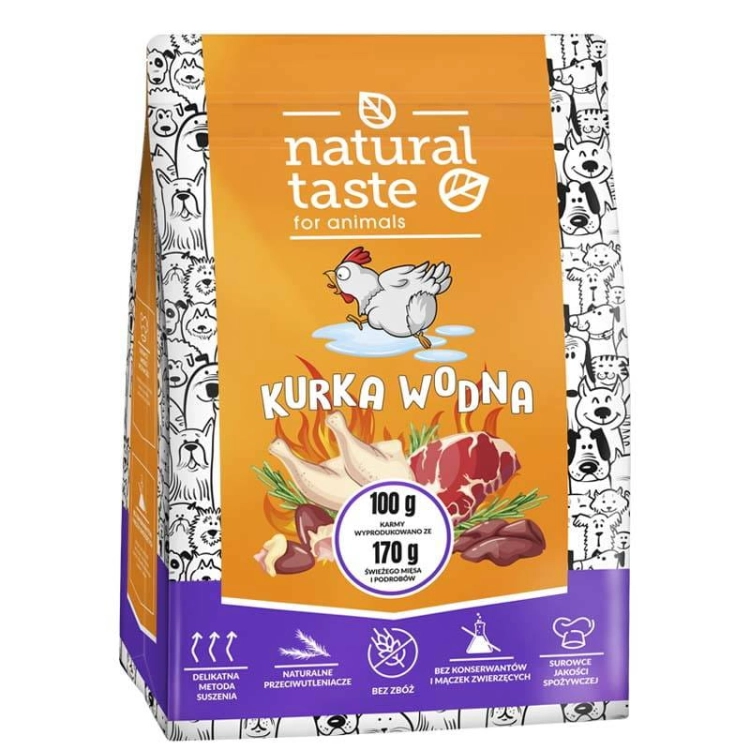 Natural Taste Dla Psa Suszona Karma Z Kurczaka 1kg