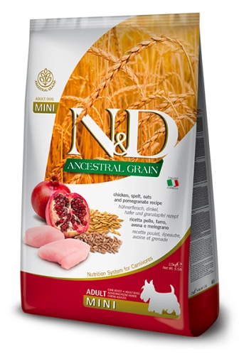 N&D Ancestral Grain Chicken Pomegranate Adult Mini 800g