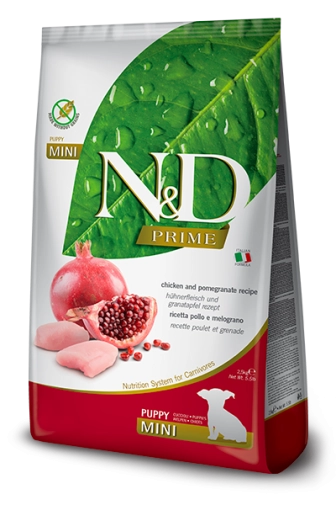 N&D Prime Dog Chicken Pomegranate Puppy Mini 800g