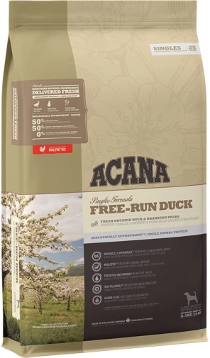 Karma Dla Psa Acana Singles Free-Run Duck 11,4kg