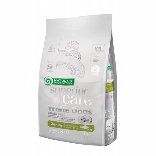 Nature's Protection Superior Care White Dogs Junior 10kg