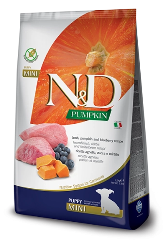 N&D Grain Free Pumpkin Lamb With Blueberry Puppy Mini 2,5kg