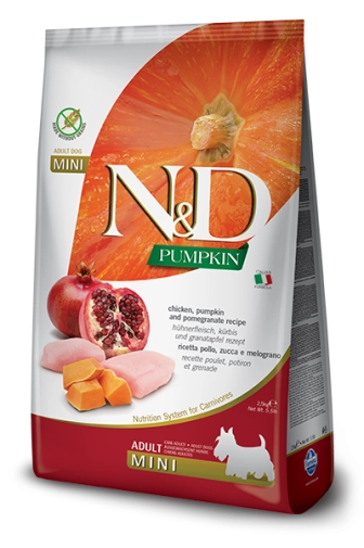 N&D Grain Free Pumpkin Chicken With Pomegranate Adult Mini 800g