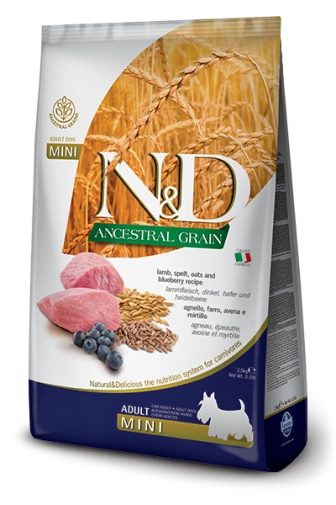N&D Low Grain Lamb With Blueberry Adult Mini 800g