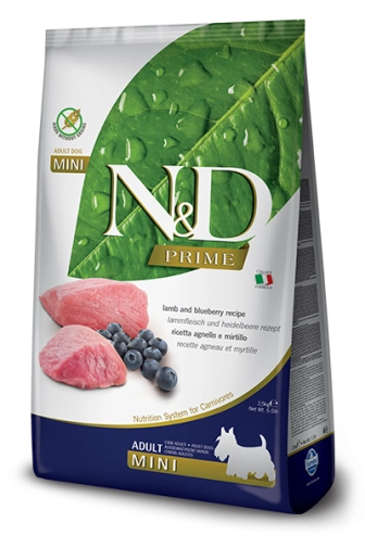 N&D Prime Lamb With Blueberry Adult Mini 2,5kg
