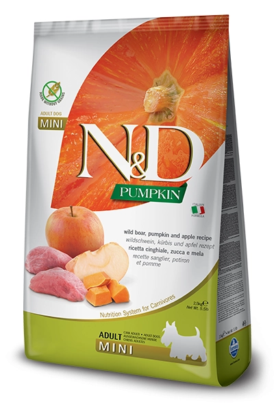 N&D Pumpkin Boar With Apple Adult Mini 2,5kg