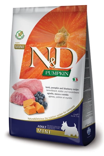 N&D Pumpkin Lamb With Blueberry Adult Mini 800g