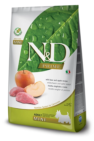 N&D Prime Boar With Apple Adult Mini 2,5kg