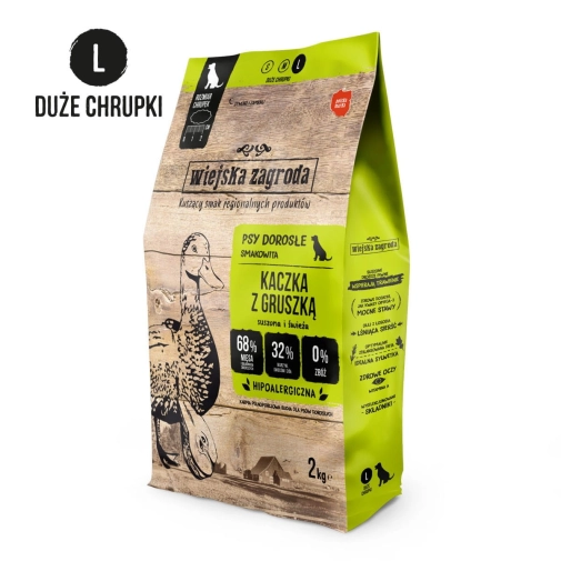 Wiejska Zagroda Dla Psów Kaczka Z Gruszkami 2kg