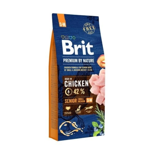 Brit Premium By Nature Senior Small Medium 15kg