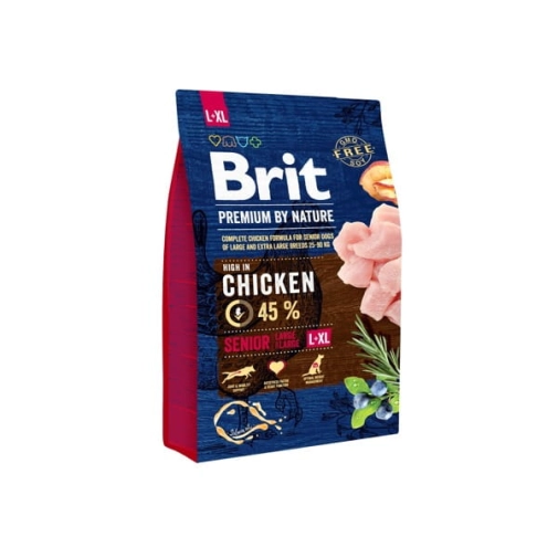 Karma Dla Psa Brit Premium By Nature Senior L+XL 3kg