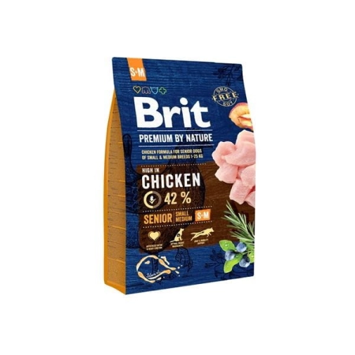 Karma Dla Psa Brit Premium by Nature Senior Small Medium 3kg