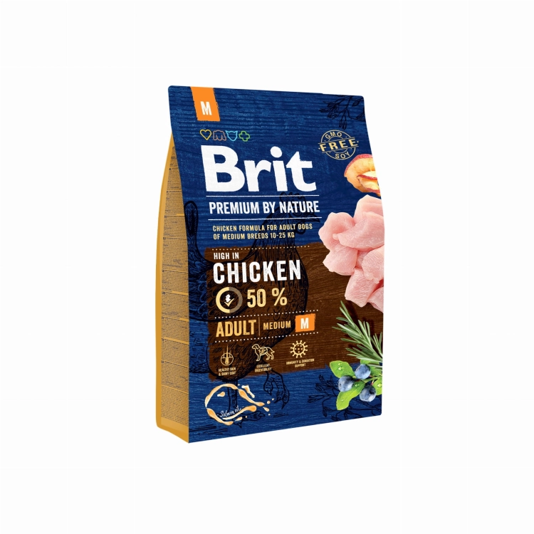 Karma Dla Psa Brit Premium by Nature Adult Medium 3kg