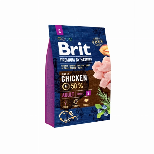 Karma Dla Psa Brit Premium by Nature Adult Small 3kg