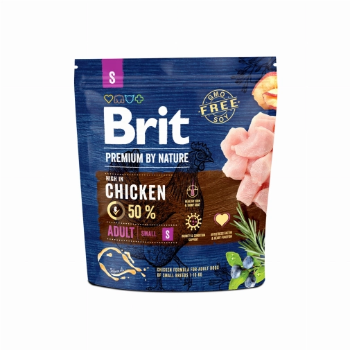 Karma Dla Psa Brit Premium by Nature Adult Small 1kg