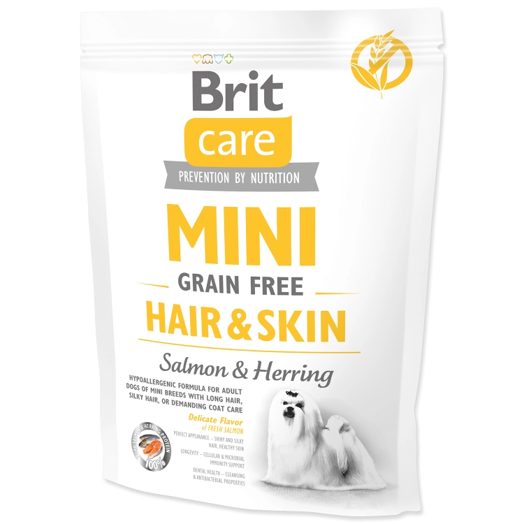Karma Dla Psa Brit Care Grain Free Mini Hair Skin Salmon 400g