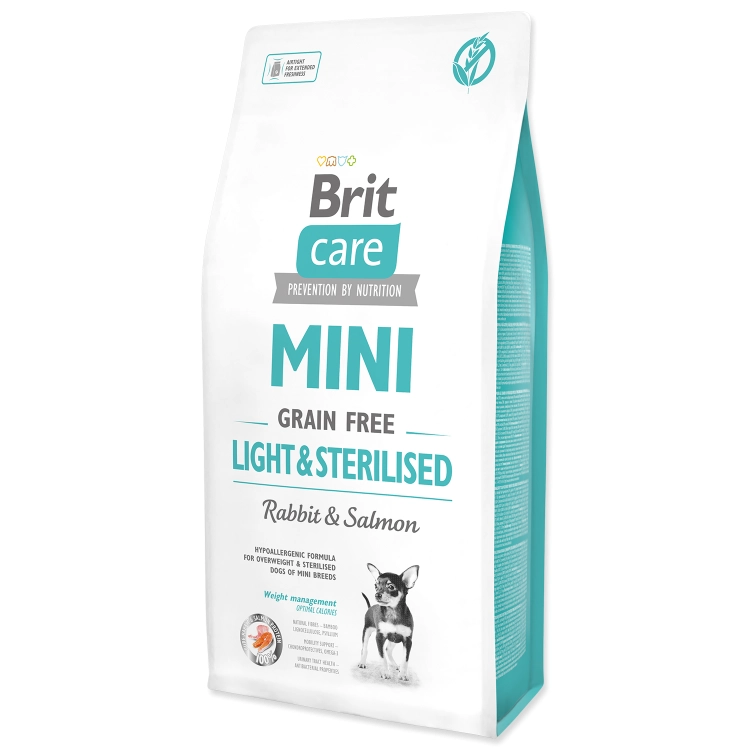 Karma Dla Psa Brit Care Grain Free Mini Light  Sterilised 2kg