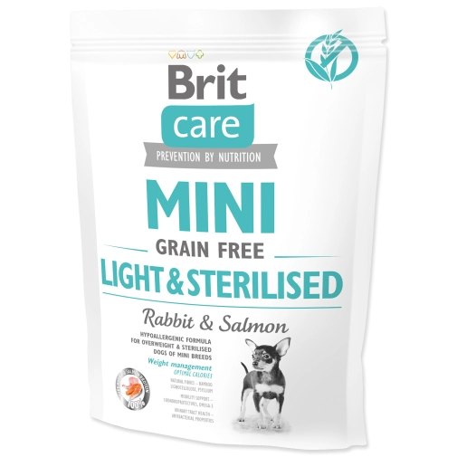 Karma Dla Psa Brit Care Grain Free Mini Light Sterilised 400g