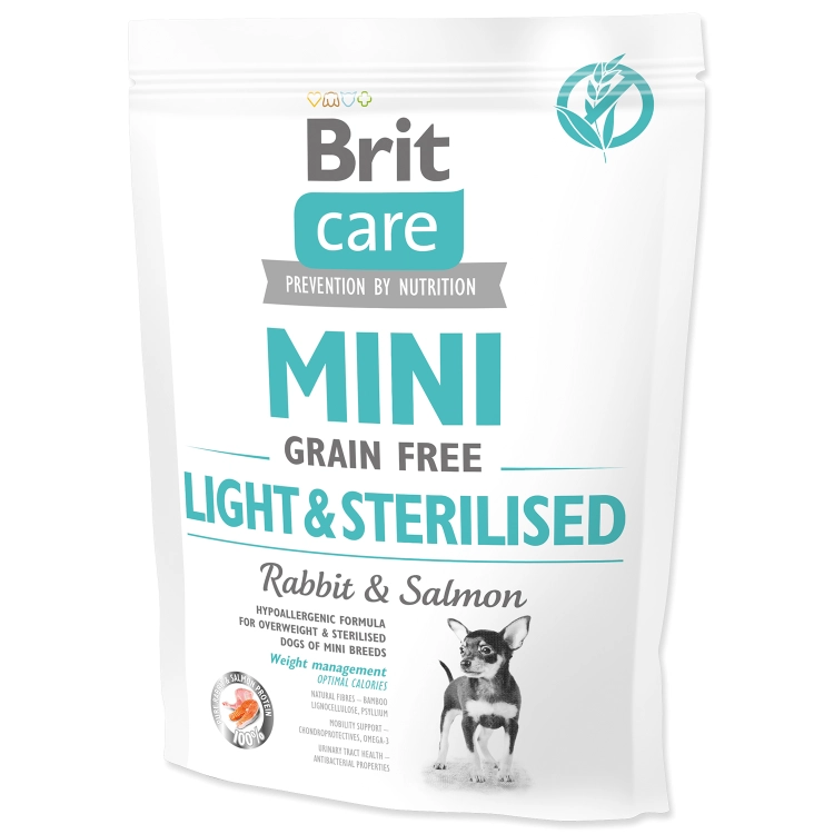 Karma Dla Psa Brit Care Grain Free Mini Light Sterilised 400g