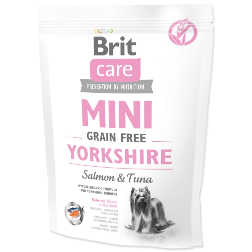 Karma Dla Psa Brit Care Grain Free Mini Yorkshire Salmon 400g