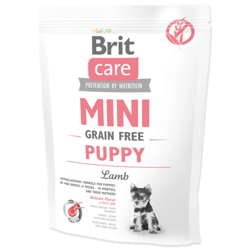 Karma Dla Psa Brit Care Grain Free Mini Puppy Lamb 400g