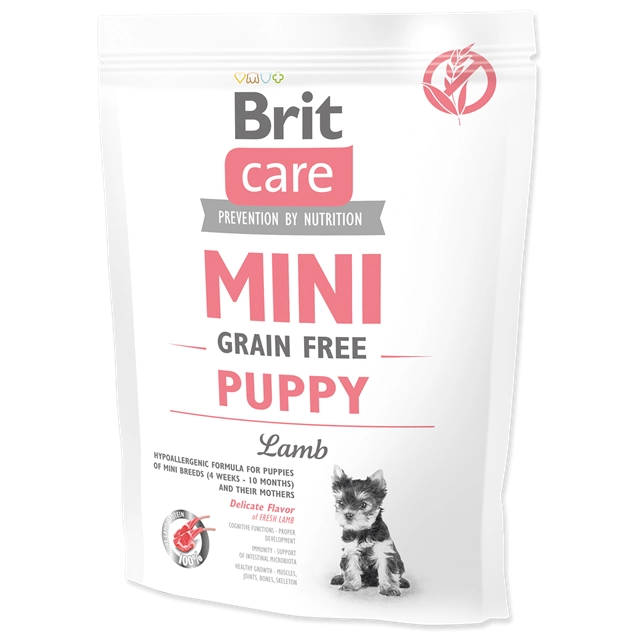 Karma Dla Psa Brit Care Grain Free Mini Puppy Lamb 400g