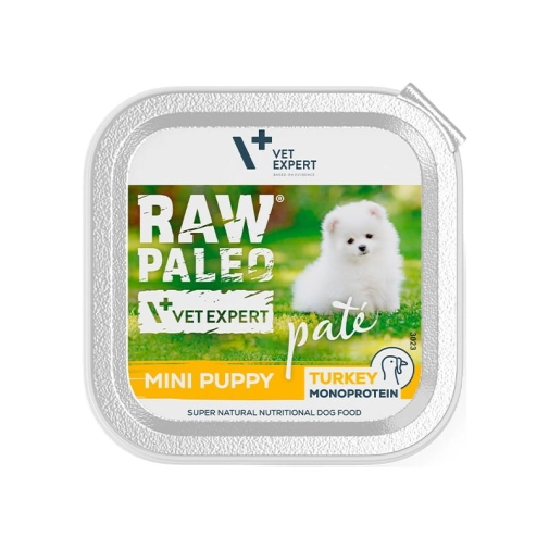 Raw Paleo Pate Mini Puppy Indyk 150g