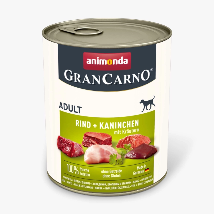 Animonda Grancarno Królik Z Ziołami 800g
