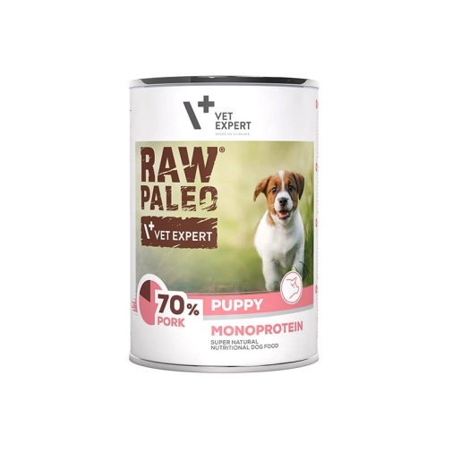 Raw Paleo Dla Psa Puppy Z Wieprzowiną Puszka 400g